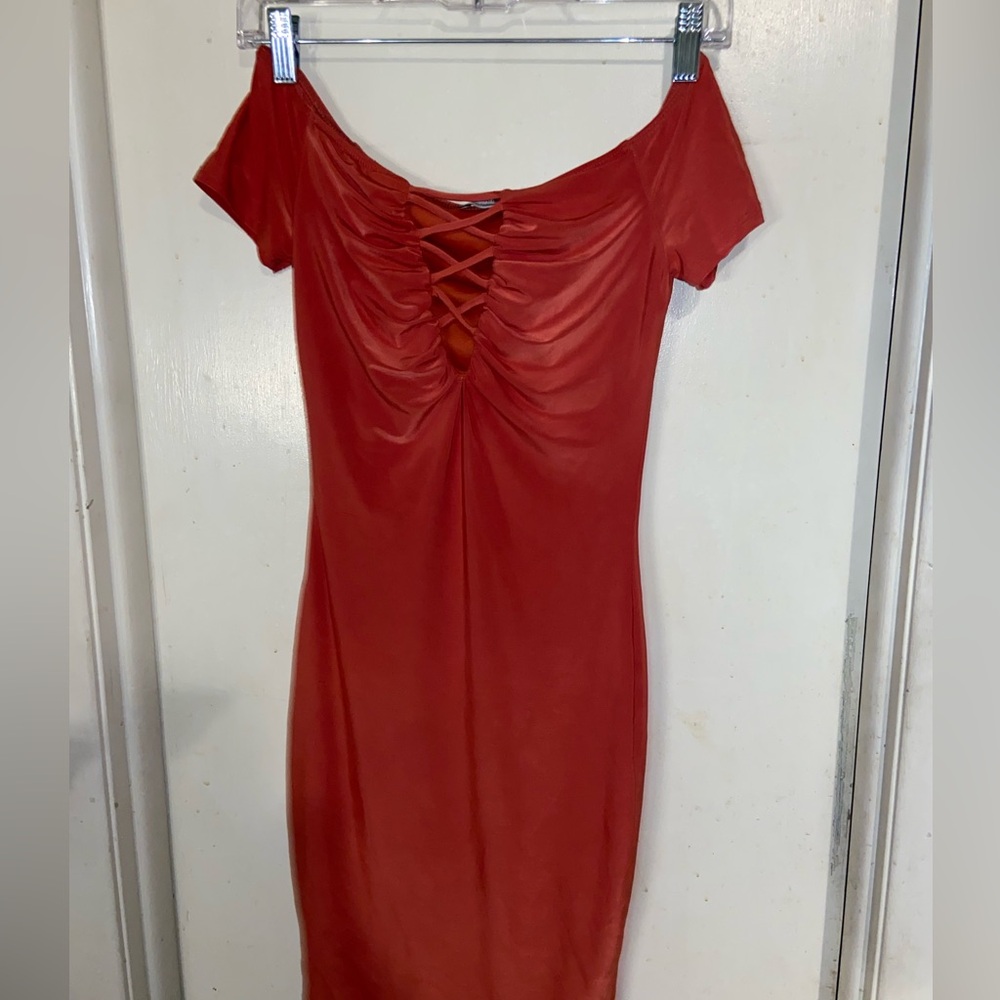 Orange dress